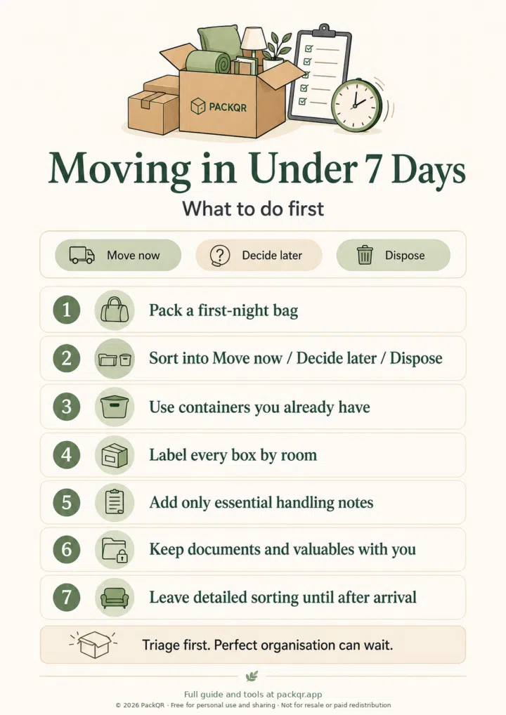 Moving in Under 7 Days infographic preview